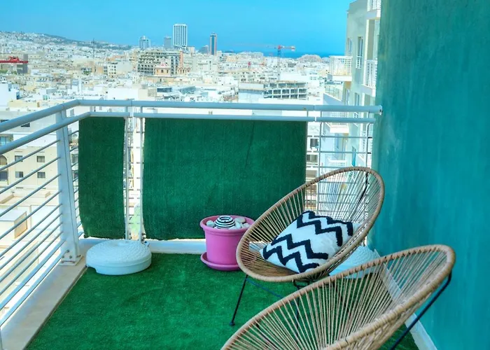 Seaview Terrace, 2bedrooms, Communal Pool Cogo1-1 Apartamento Sliema
